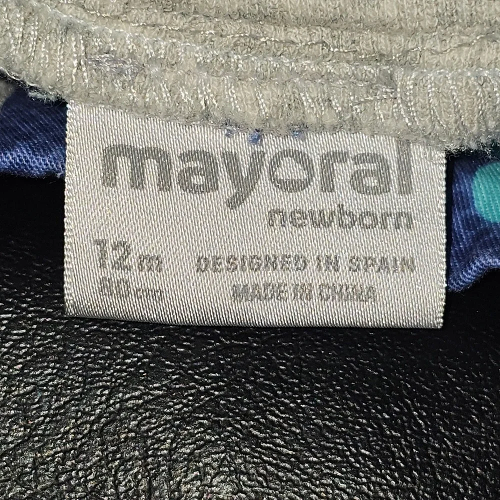Mayoral Newborn Boys Blue‎ Pineapple Parrot Shorts 12 Months